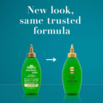 three-ingredient clarifying blend: rosemary oil, peppermint extract, and witch hazel