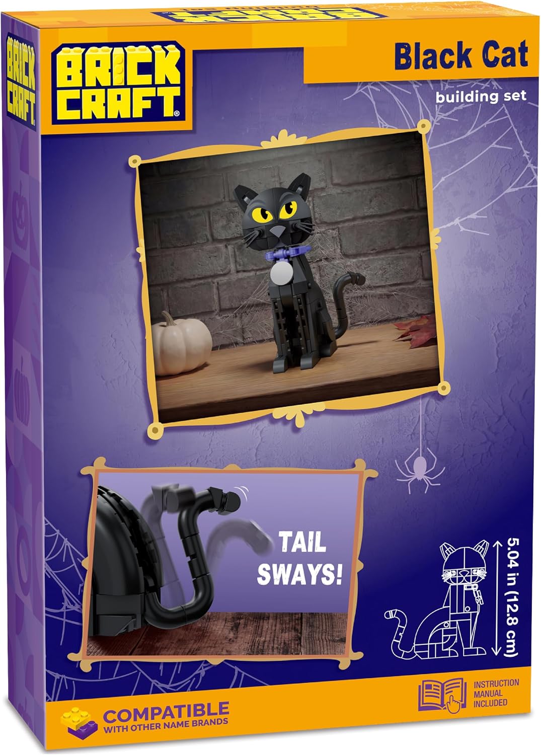 three line variants: hanging bat, posable cat, and cauldron cat to expand a halloween collection