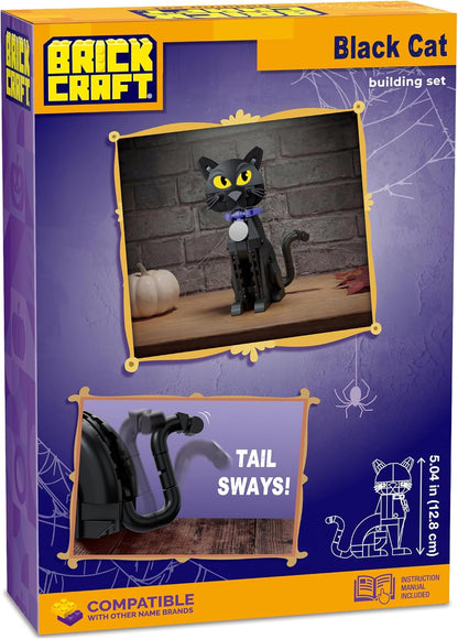 three line variants: hanging bat, posable cat, and cauldron cat to expand a halloween collection