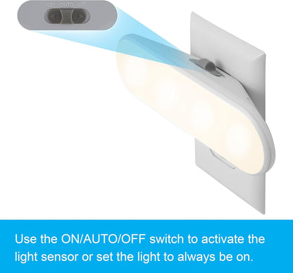 three-position switch: auto, continuous on, and off