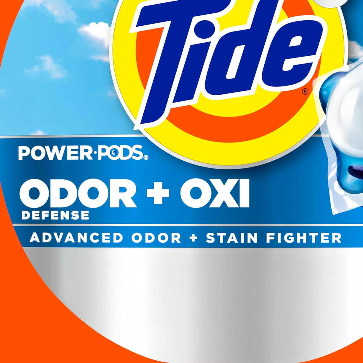 Tide Odor Defense + Oxi Laundry Pacs for Nurseries and Playrooms, Hypoallergenic-Friendly Odor Removal