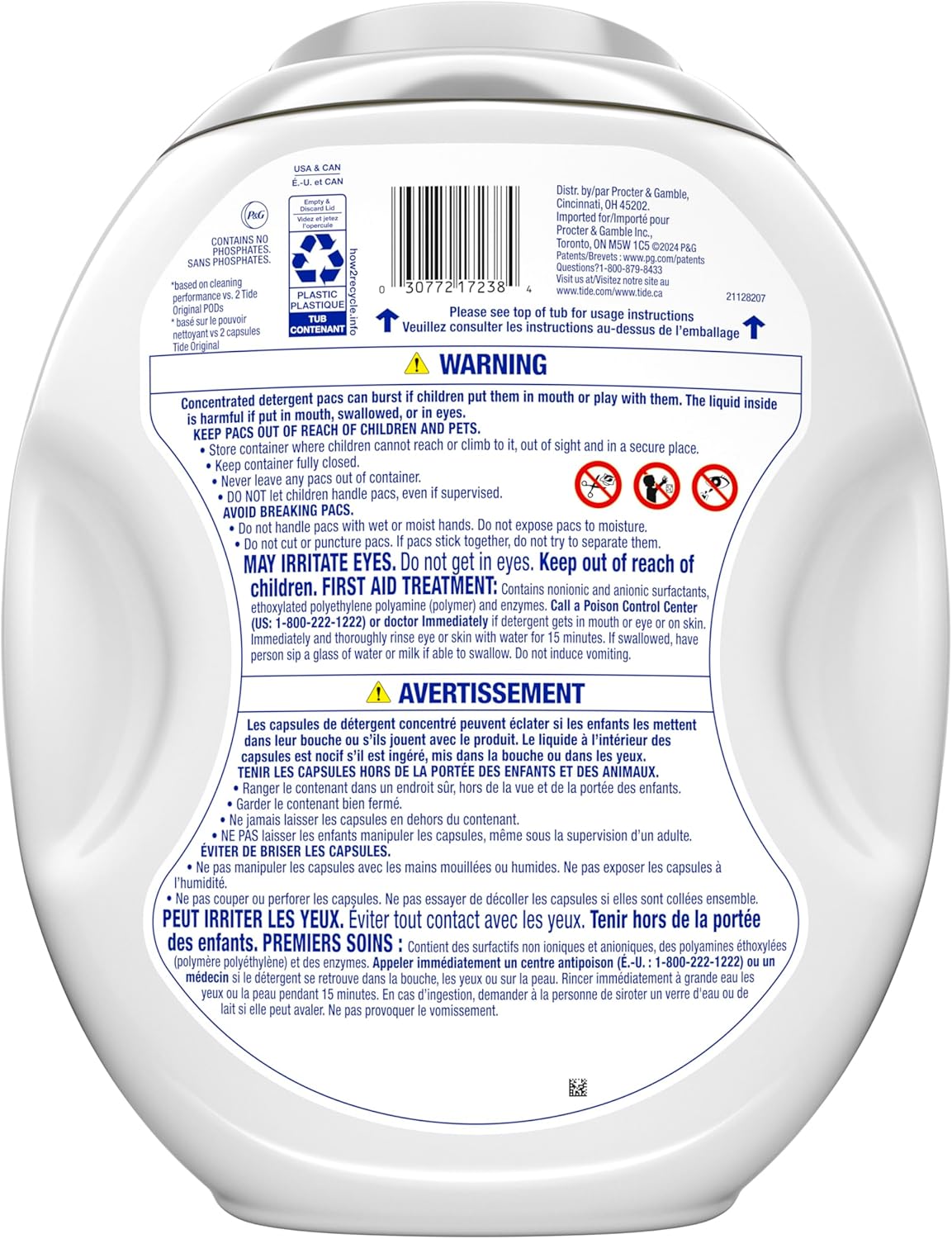 Tide PODS Hypoallergenic Laundry Pacs – Skin-Safe Wash for Eczema, Psoriasis, and Reactive Skin Families