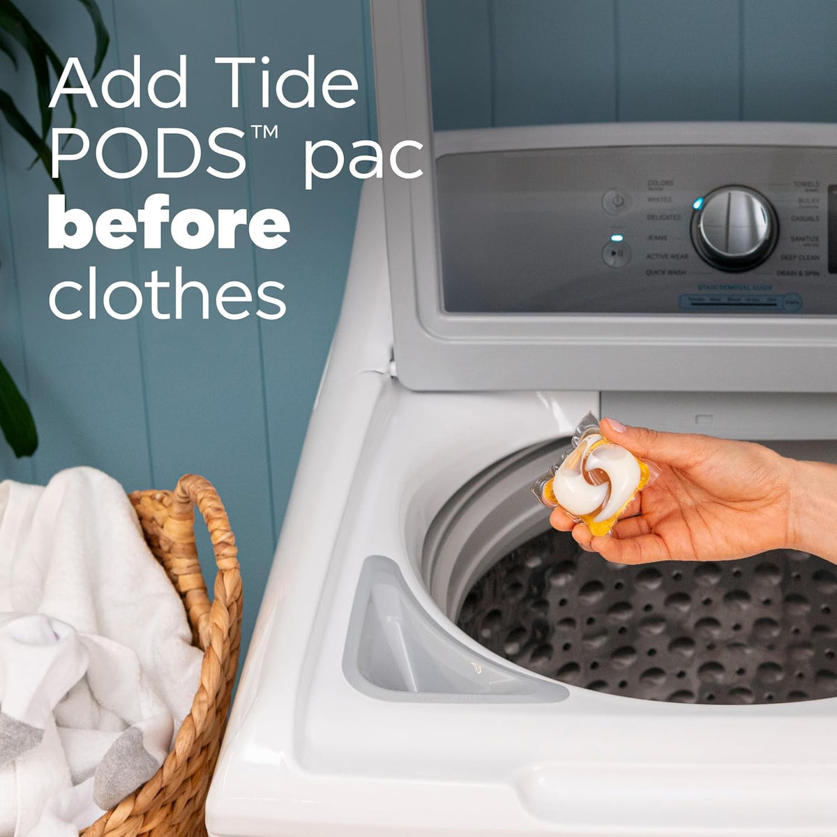 Tide PODS Hypoallergenic Laundry Pacs – Skin-Safe Wash for Eczema, Psoriasis, and Reactive Skin Families