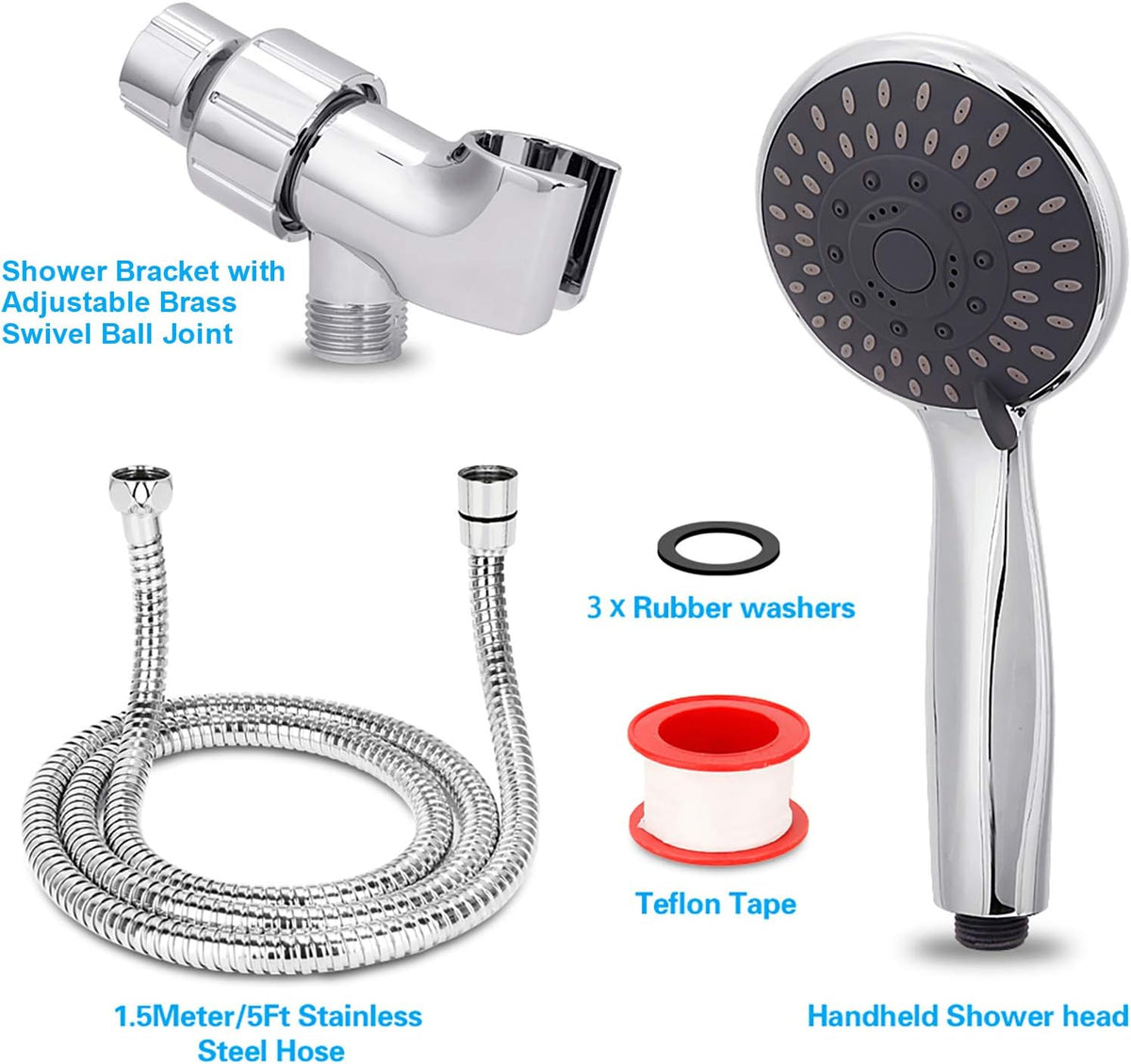 tightly arranged silicone anti-clog nozzles with internal impurity filter