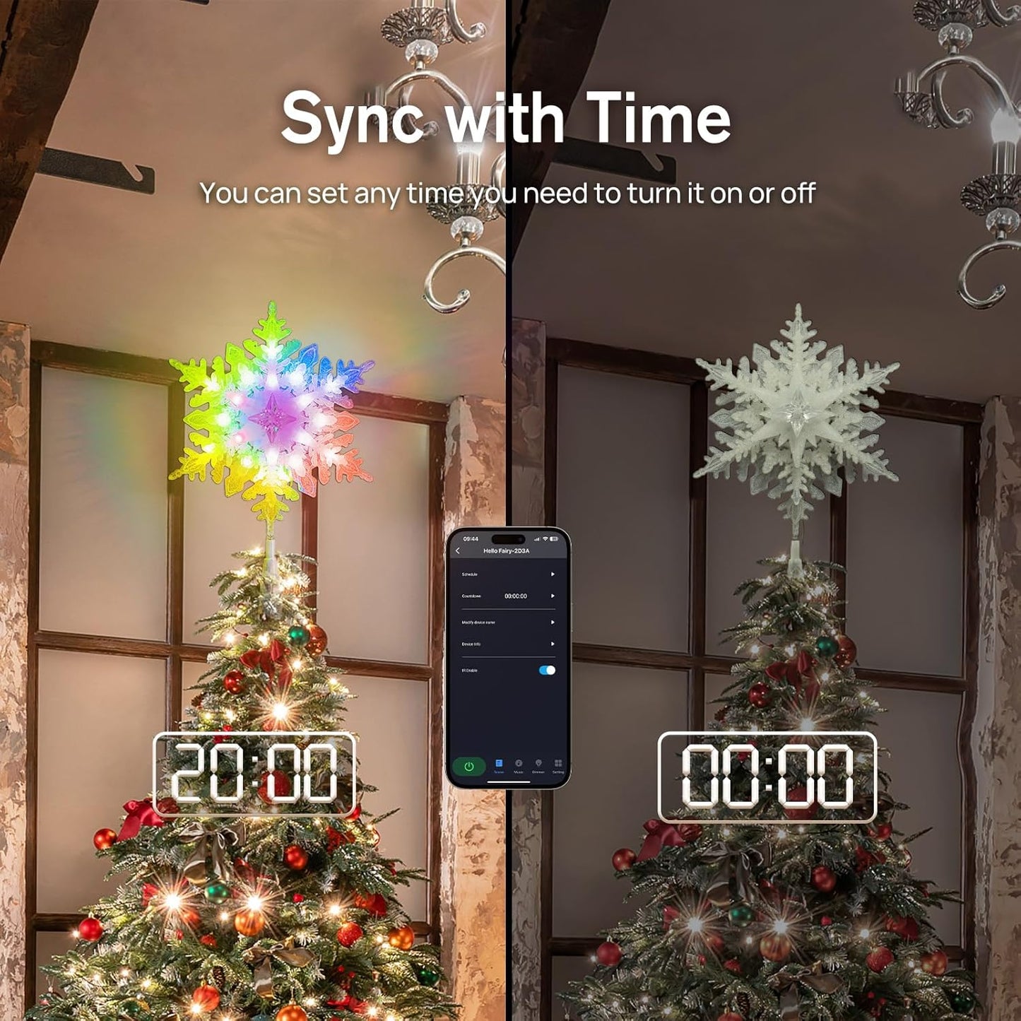 timer function with memory that preserves the last color/mode setting