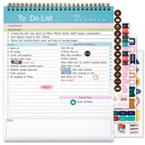 Spiral Daily Planner Pad – Undated Task Organizer for Students and Office Professionals, Portable A5 To-Do Notebook 3-Pack
