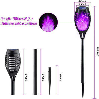 total length 20.6 inches with included ground stake and spike for tool-free installation