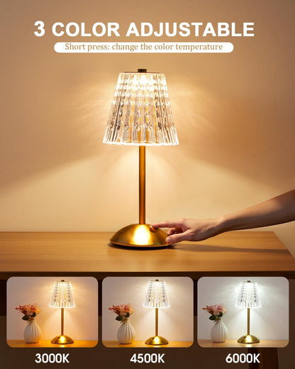 touch dimming from 5% to 100% with brightness memory function