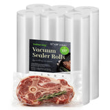Vacuum Sealer Bags Rolls – Outdoor Kitchen and Hunting Cabin Storage, BPA-Free 8 Inch and 11 Inch
