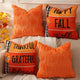 18" x 18" (Pack of 2) - 3d Pumpkin + Blessed Buffalo Plaid