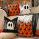 18" x 18" (Pack of 2) - 3d Pumpkin and Hat + Printed Pumpkin