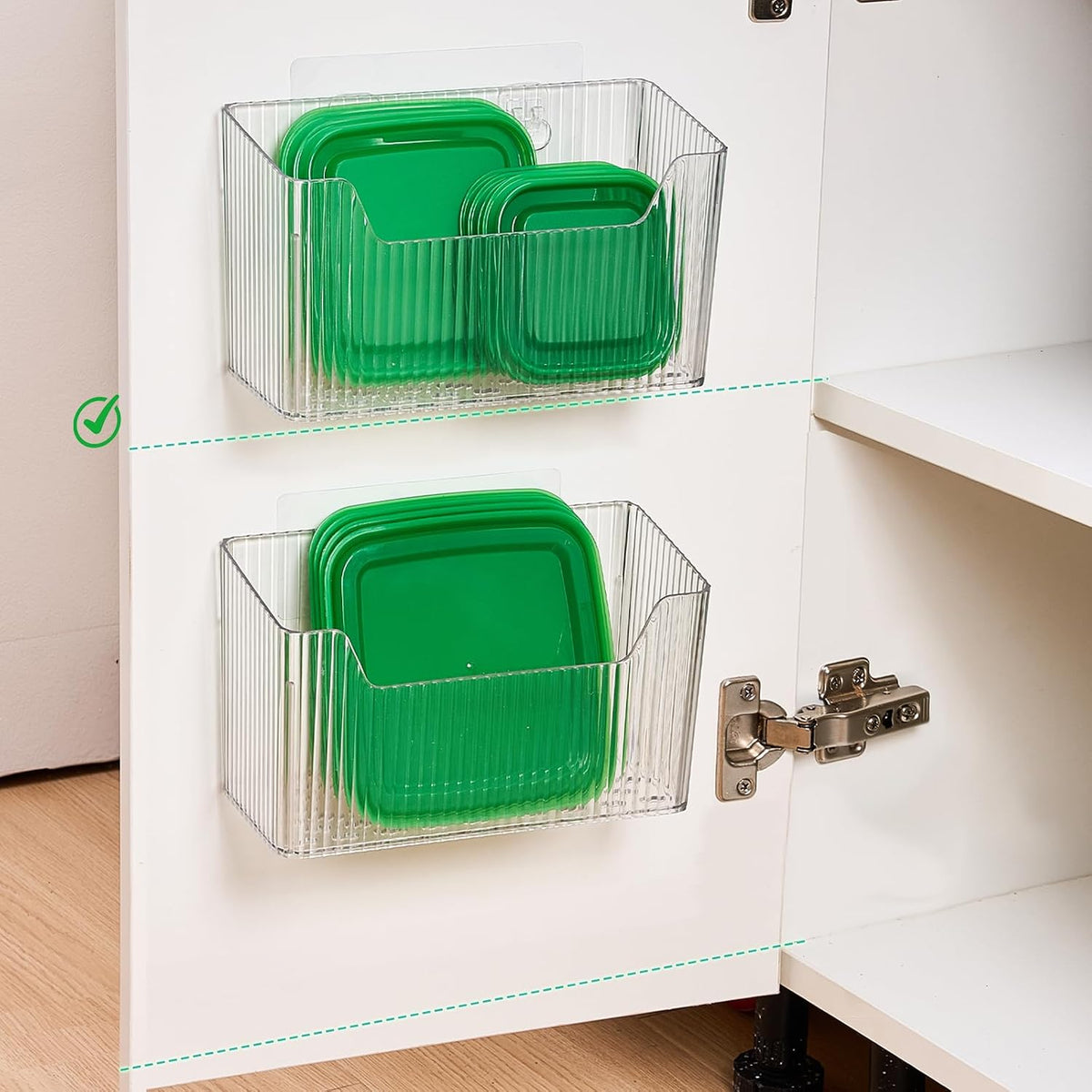 transparent body for at-a-glance content visibility