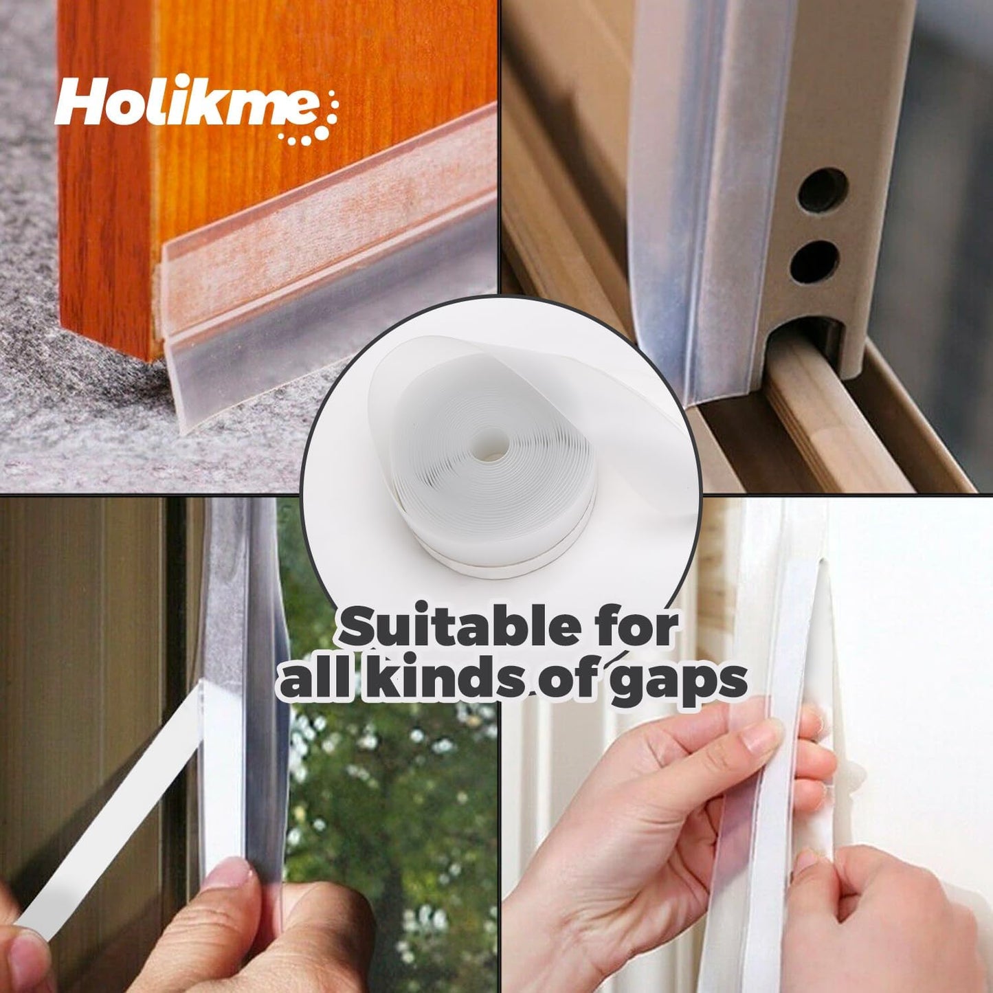 transparent color that blends with any door or window