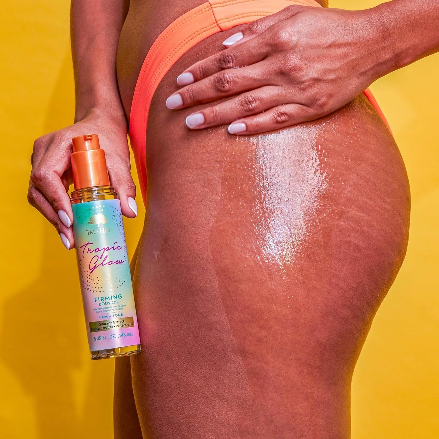 Tree Hut Tropic Glow Body Oil – Tropical Aromatherapy Body Oil for Yoga Room and Meditation Calm