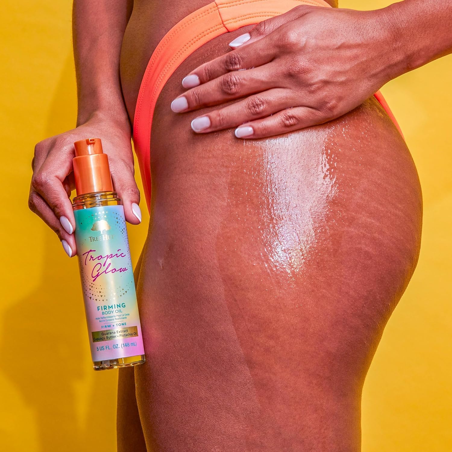 Tree Hut Tropic Glow Body Oil – Tropical Aromatherapy Body Oil for Yoga Room and Meditation Calm