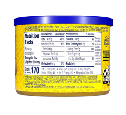 tree nut ingredient profile with no need for refrigeration