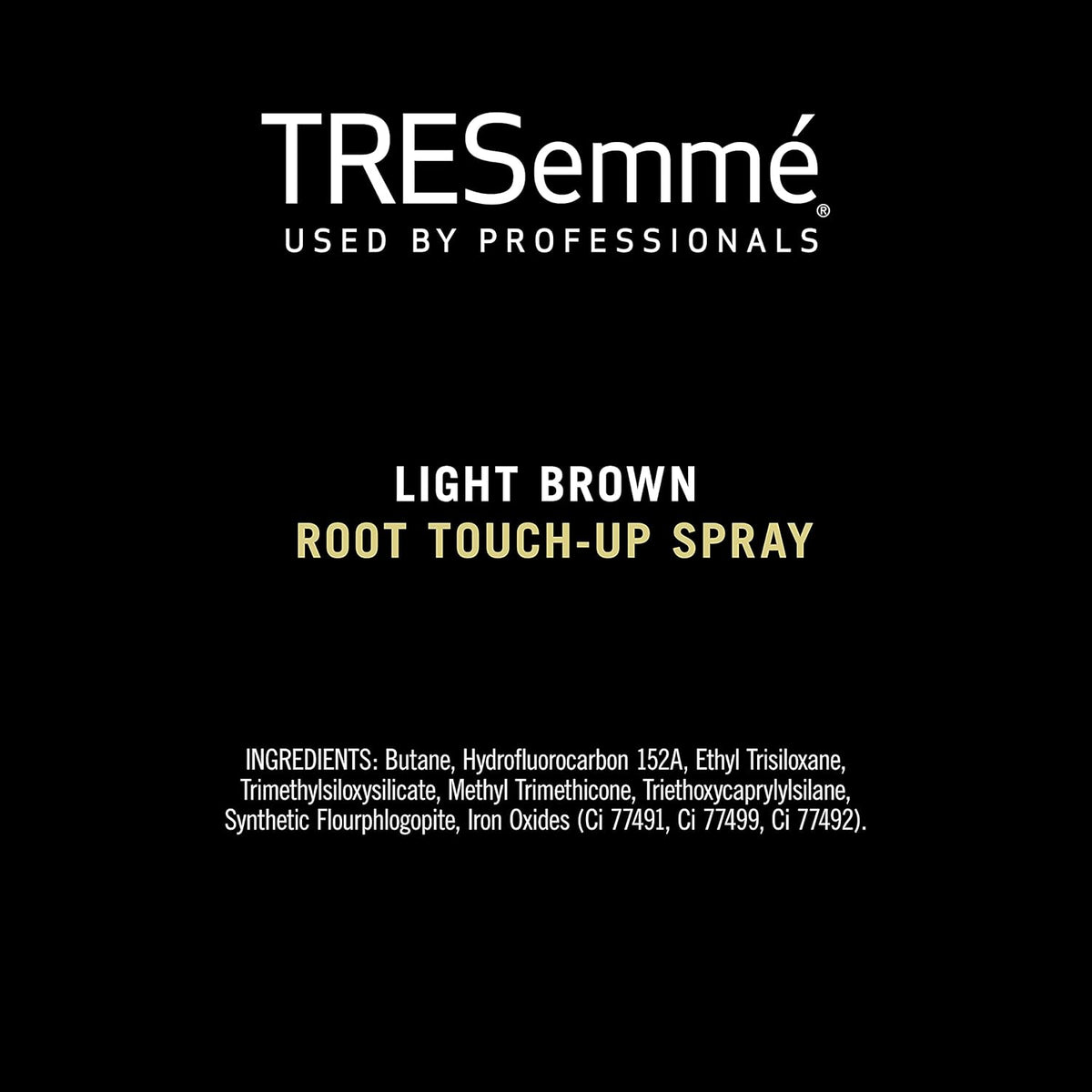 TRESemmé Root Touch-Up Spray – Clutter-Free Travel Toiletry for Capsule Grooming Kits, Dark Brown 2.5 oz