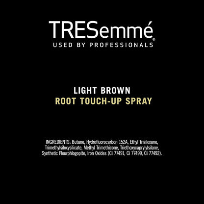 TRESemmé Root Touch-Up Spray – Clutter-Free Travel Toiletry for Capsule Grooming Kits, Dark Brown 2.5 oz