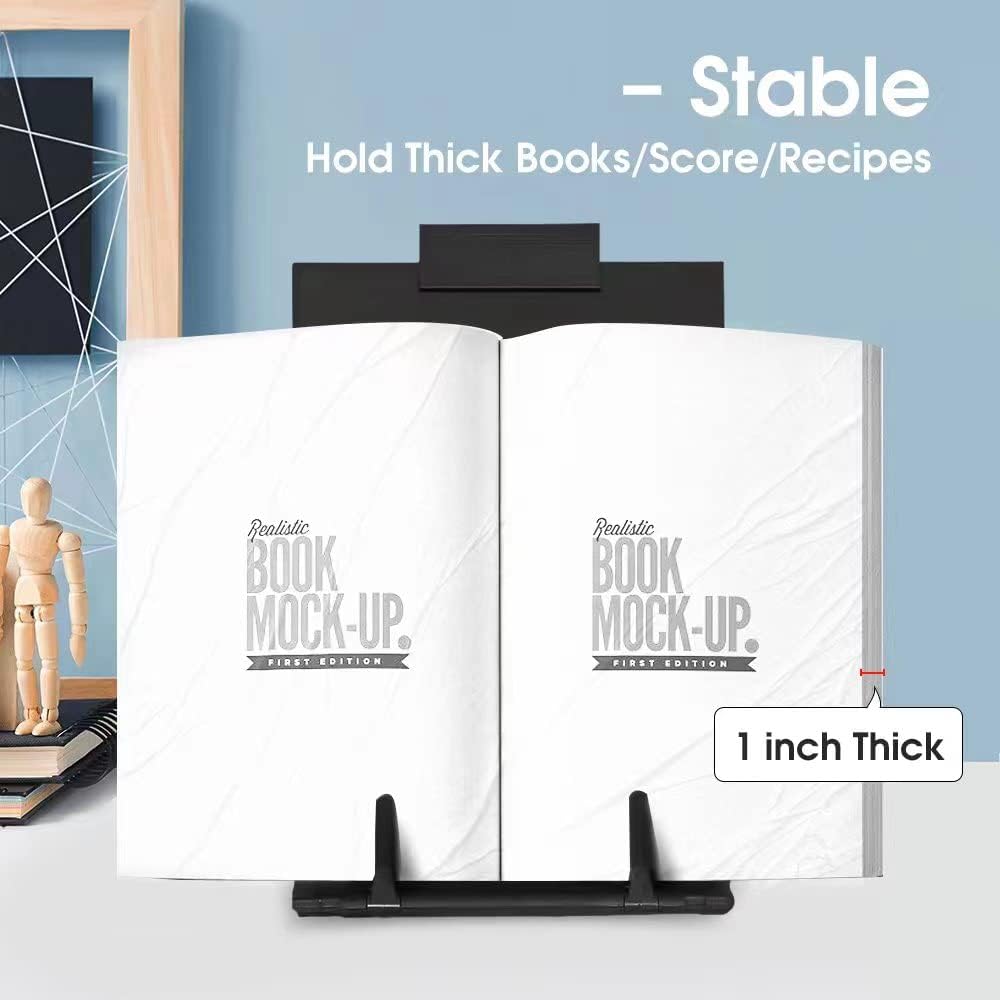 Trexmount Folding Book Holder – Smart Housewarming Gift for the Home Office or Study