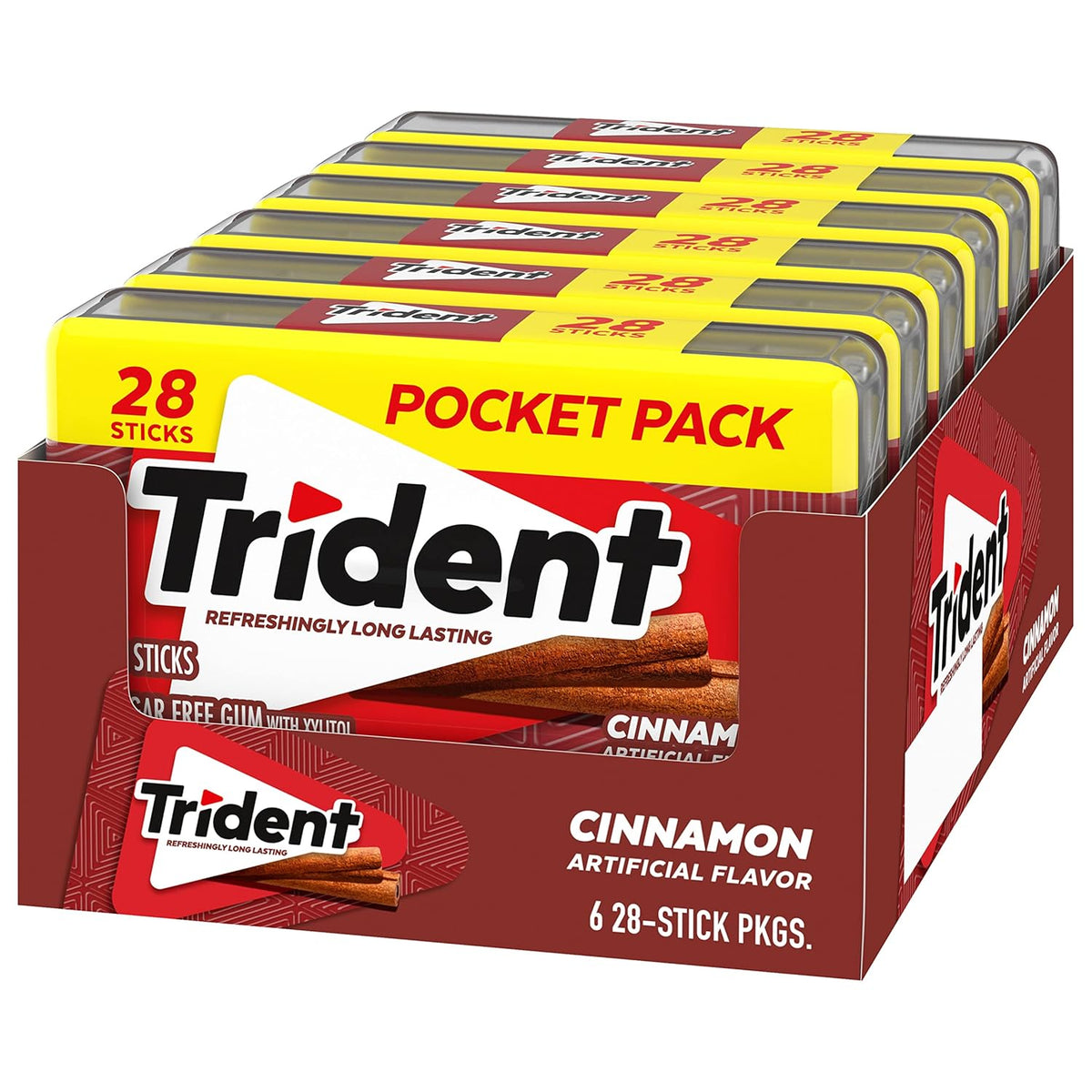 Trident Spearmint Chewing Gum – Gift Basket Addition for Housewarmings, Retirements, and Get-Well Baskets