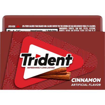 Trident Spearmint Chewing Gum – Gift Basket Addition for Housewarmings, Retirements, and Get-Well Baskets