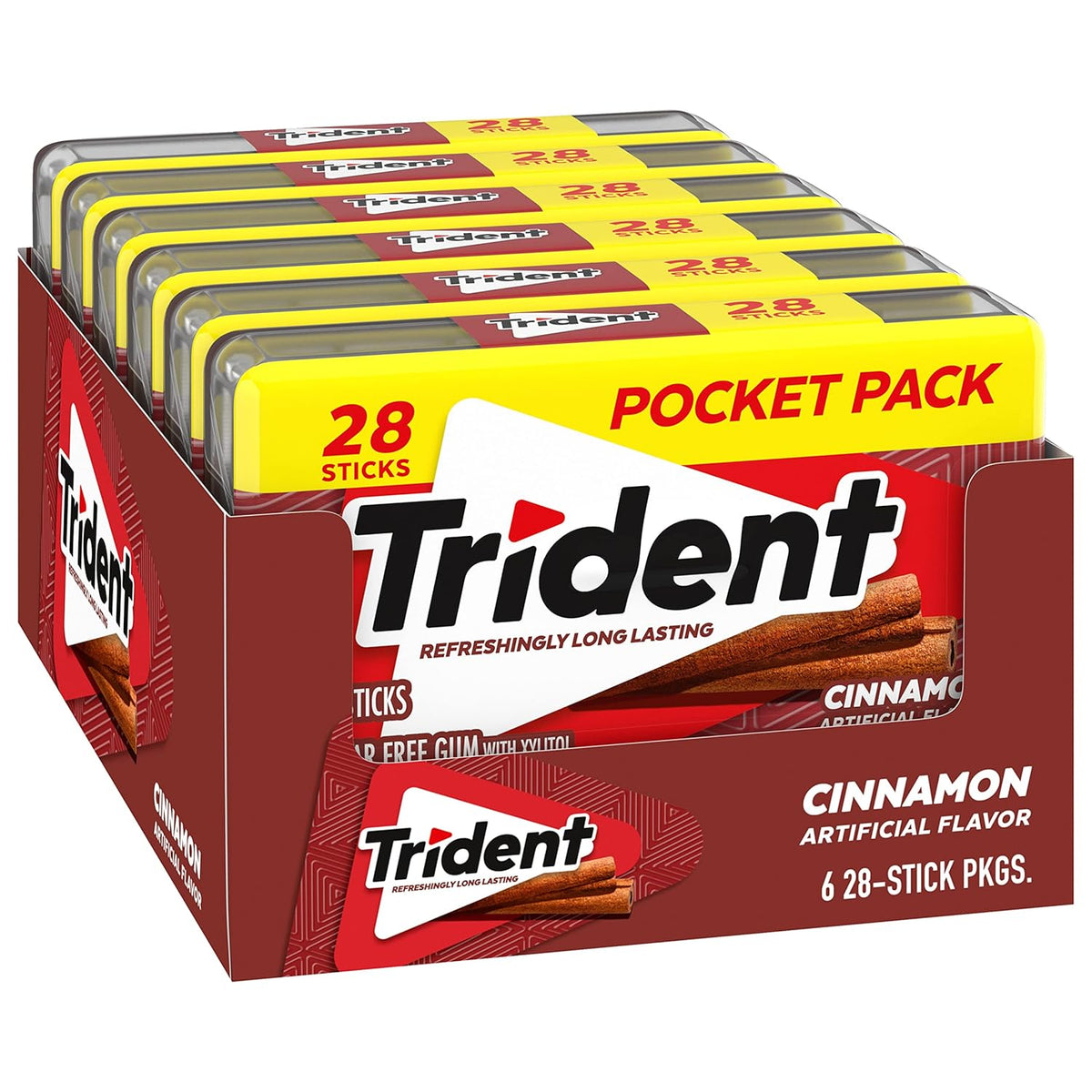 Trident Spearmint Chewing Gum – Gift Basket Addition for Housewarmings, Retirements, and Get-Well Baskets
