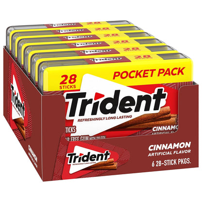 Trident Spearmint Chewing Gum – Gift Basket Addition for Housewarmings, Retirements, and Get-Well Baskets