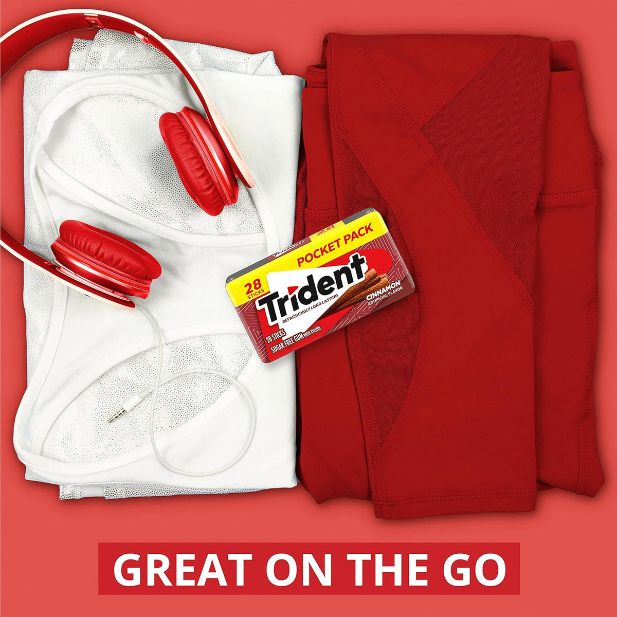 Trident Spearmint Chewing Gum – Gift Basket Addition for Housewarmings, Retirements, and Get-Well Baskets