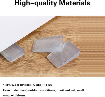 trimmable hard plastic allows custom sizing with a utility knife
