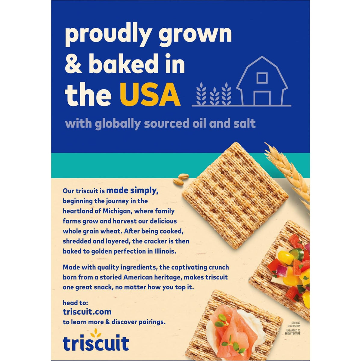 Triscuit Reduced Fat Whole Wheat Crackers – Plant-Based Gym Bag Snack for Active Wellness Lifestyles