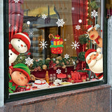 XIMISHOP Static Cling Christmas Window Decals, No Glue Required Holiday Clings for Safe Clean Removal