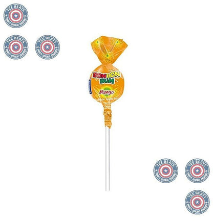 tropical mango flavor throughout the candy and gum
