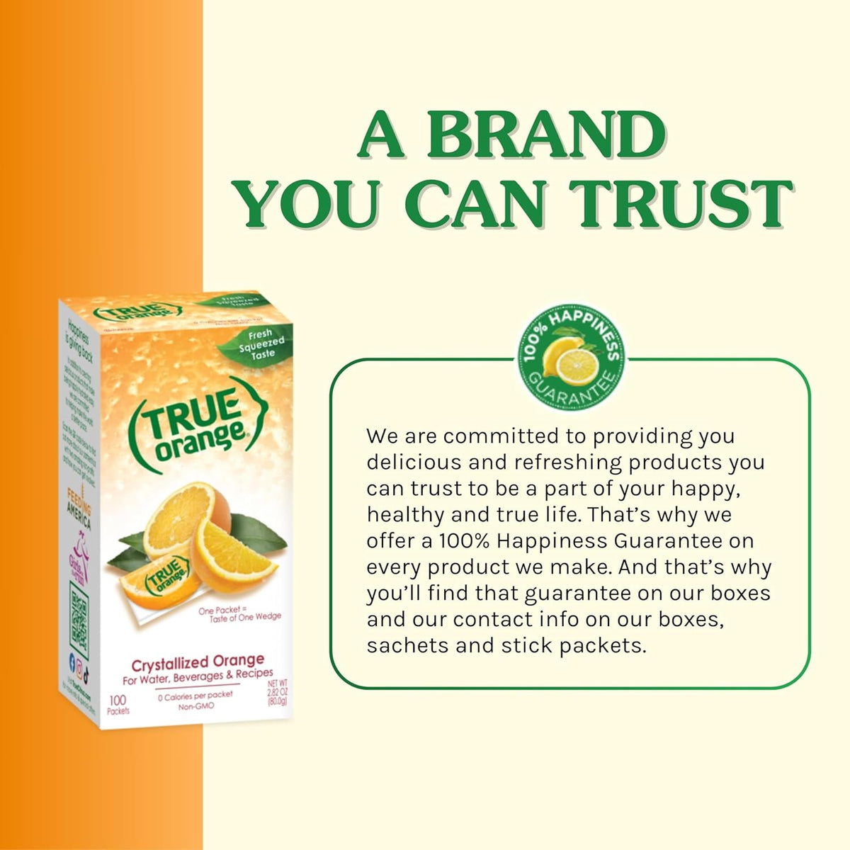 TRUE ORANGE Water Enhancer – Zero-Calorie Hydration Support for Office Wellness and Travel