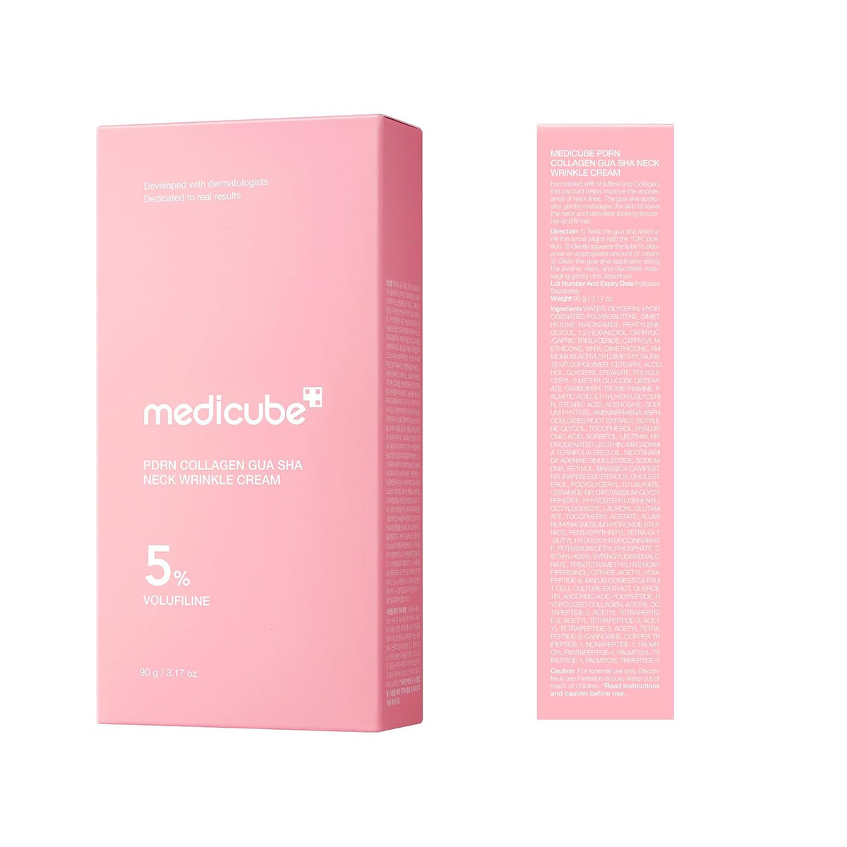 medicube PDRN Collagen Gua Sha Neck Cream – Luxe All-in-One Sculpting Tool for the Curated Beauty Shelf