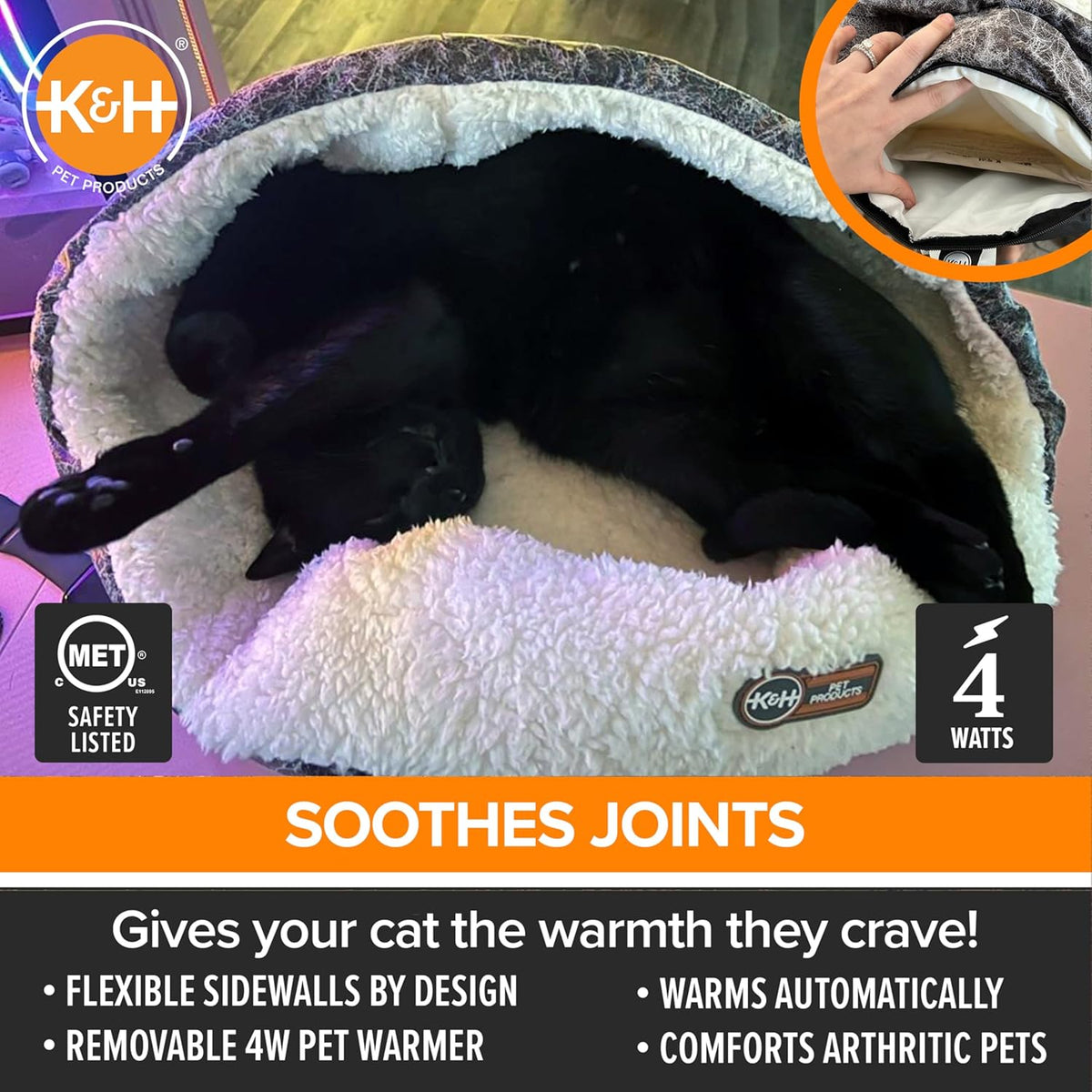 two color options (gray, chocolate) and bulk pack-of-6 availability for multi-cat homes