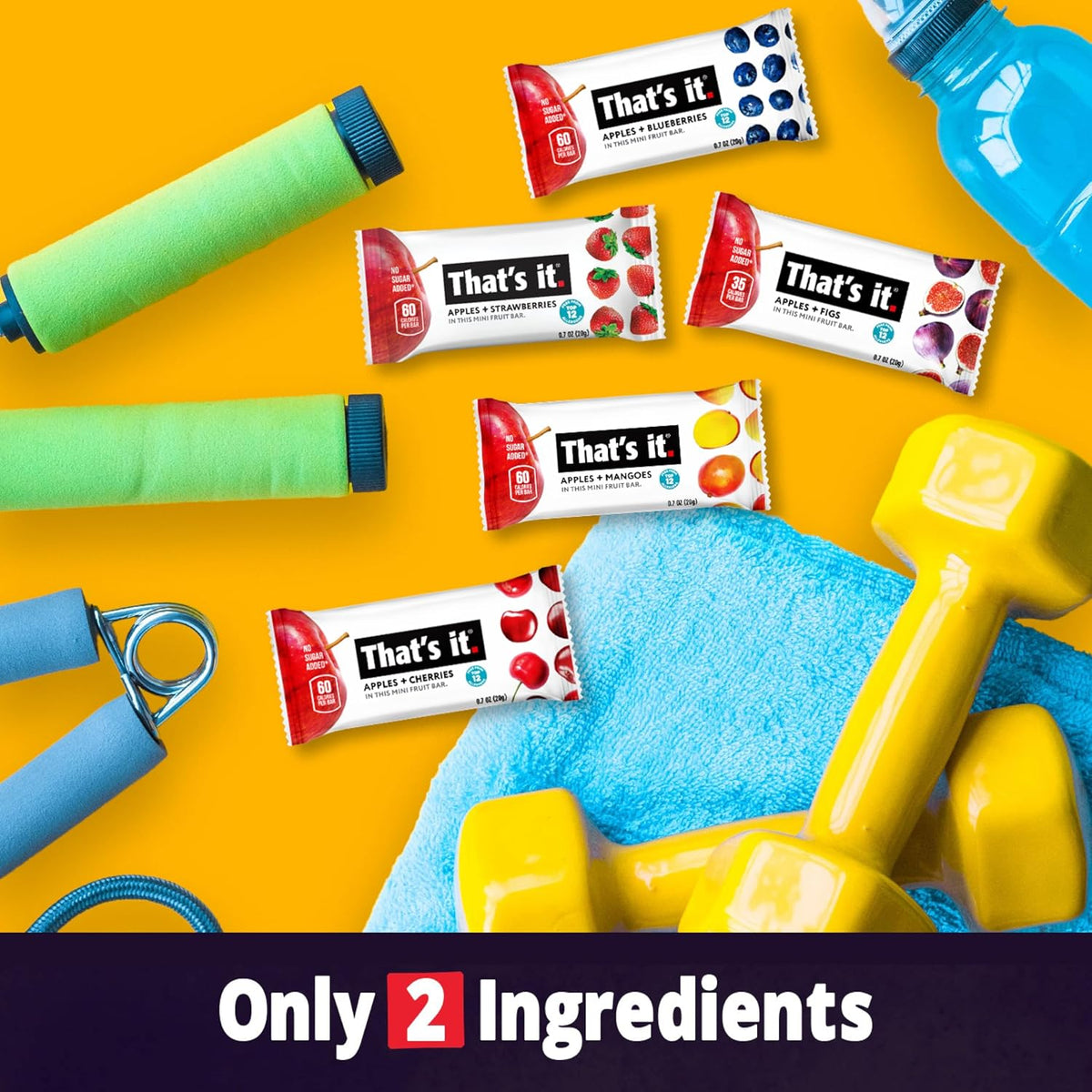 That's it. Mini Fruit Bars – Playdate-Safe Snack for Classrooms and After-School Sports, Top 12 Allergen Free