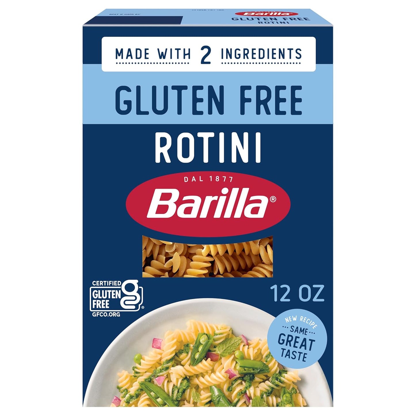 two-ingredient formulation (rice and corn only)
