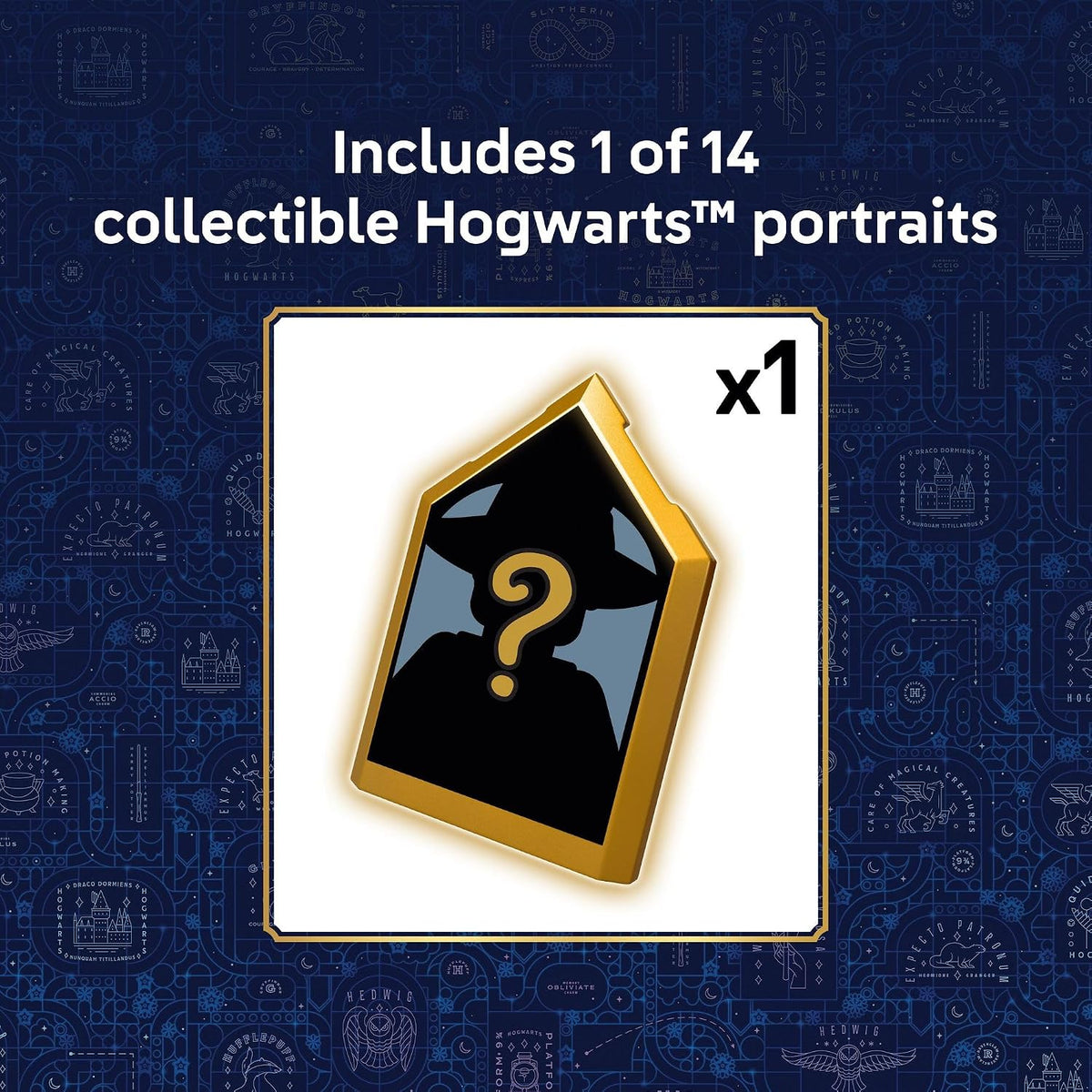 two minifigures: professor snape and hermione granger, each with a wand accessory