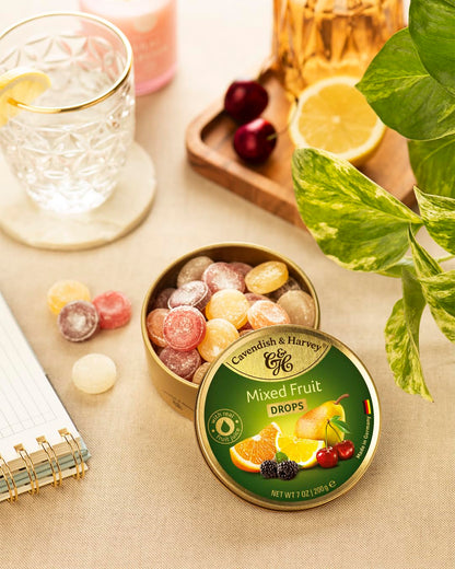 two product line variants: classic fruit and sour cherry