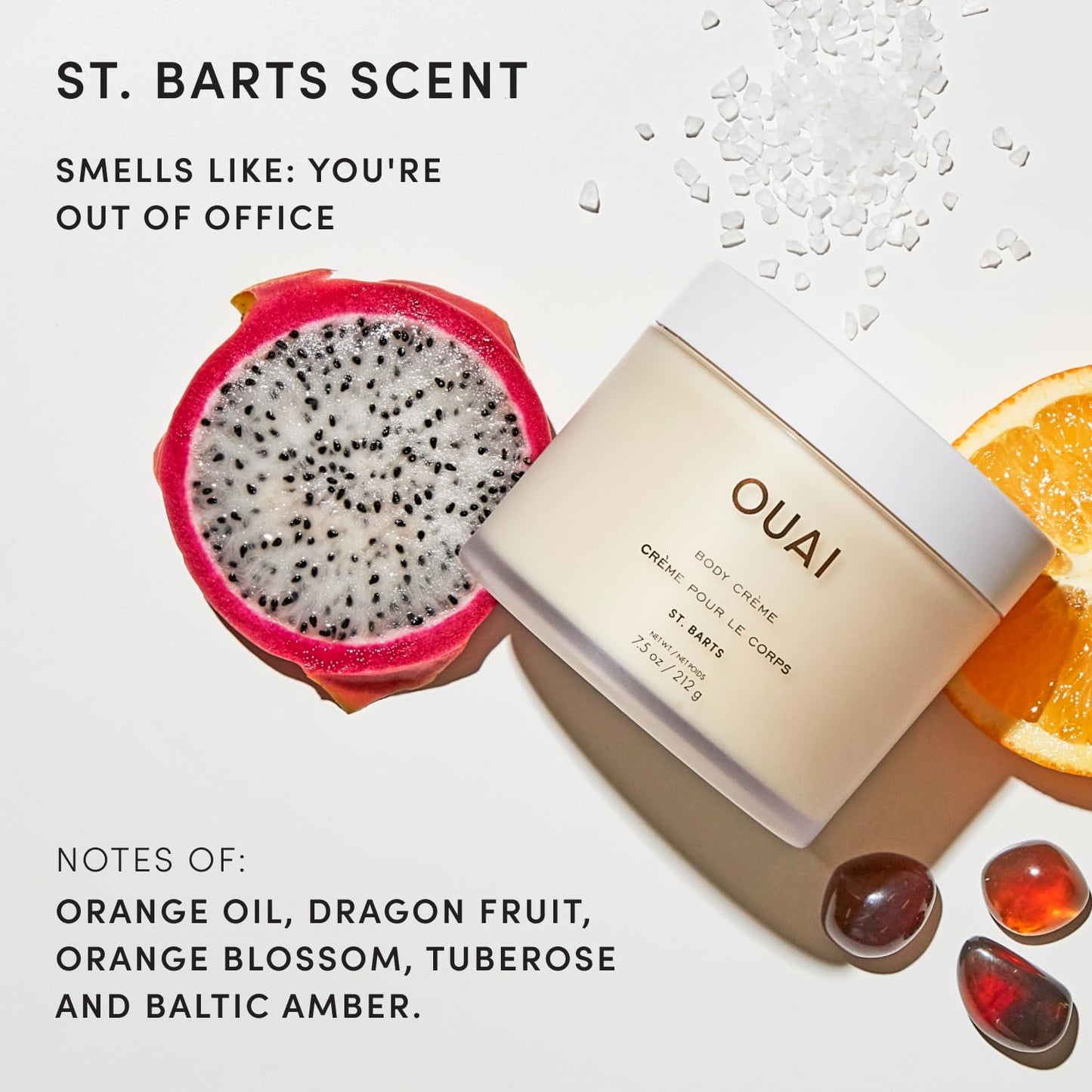 two scent variants: st. barts (tropical) and melrose place (signature)
