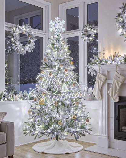 two style variants available: snowflake and silver star