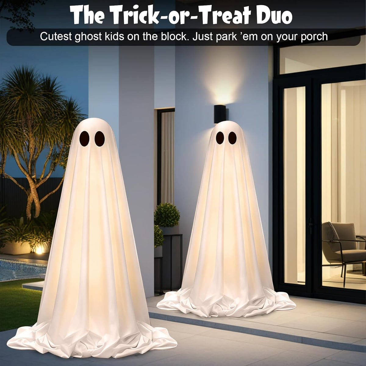 two variants available: scary sounds style and classic standing style