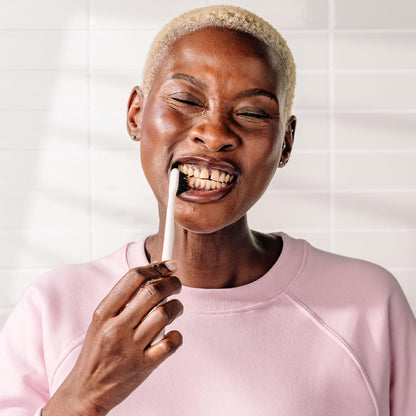 u-shaped manual toothbrush head with no power source required