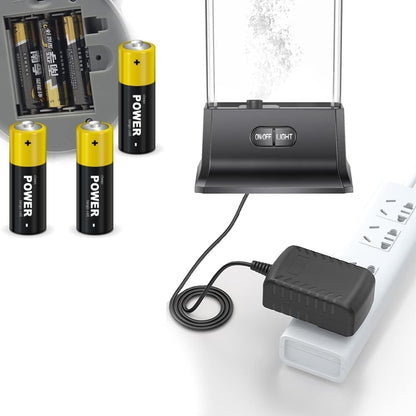 ul listed power adapter operating at safe 5v / 3w