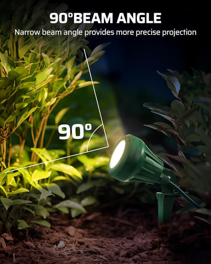 ul listed with 4.8w low-power draw and available in green or black finishes