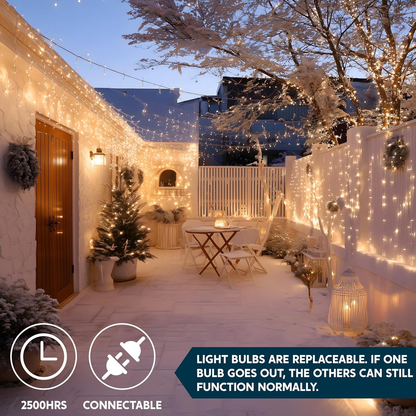 ul588 certified with built-in fuse and ip44 waterproof rating for rain, snow, and harsh weather