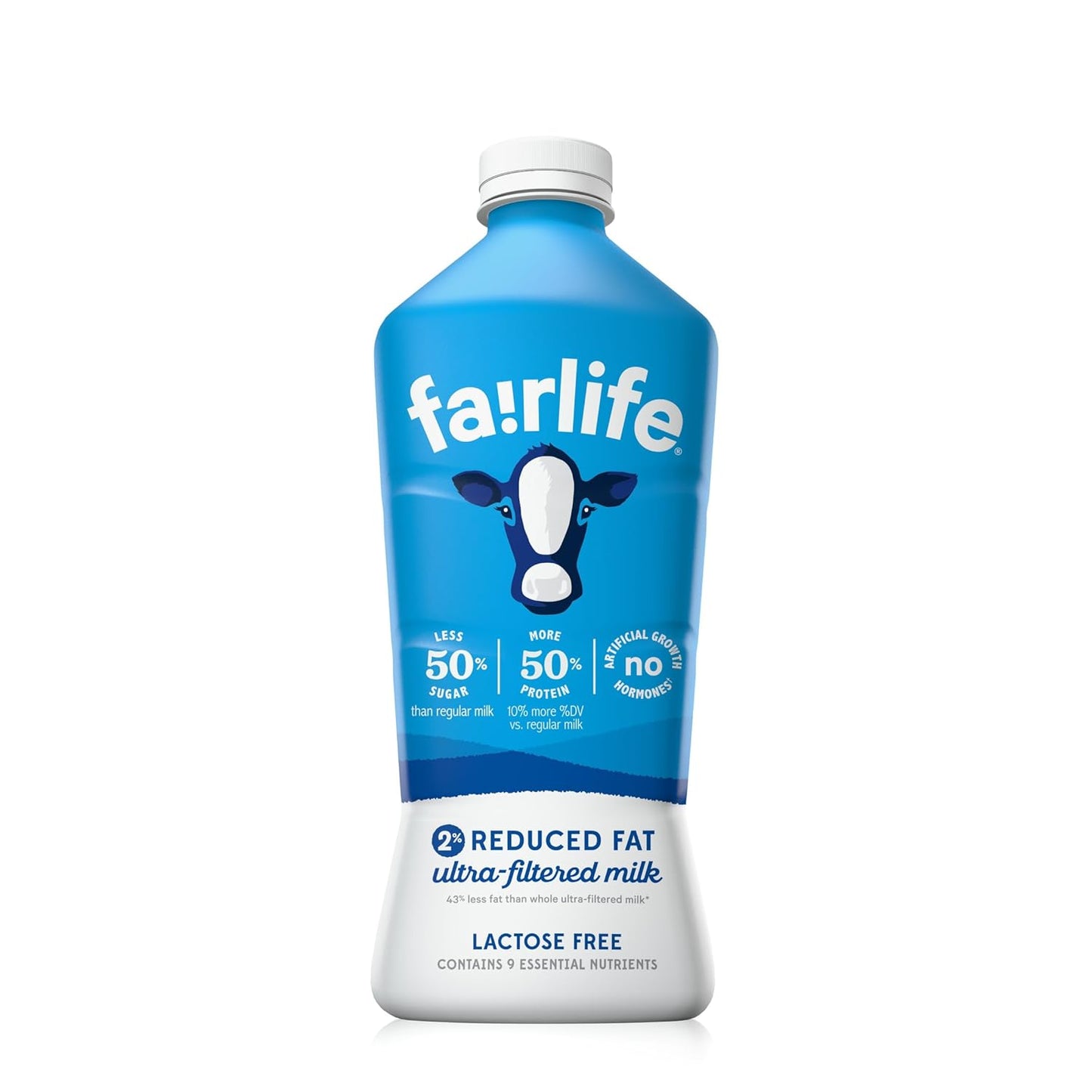 ultra-filtered milk concentrate delivering 50% more protein than regular 2% milk