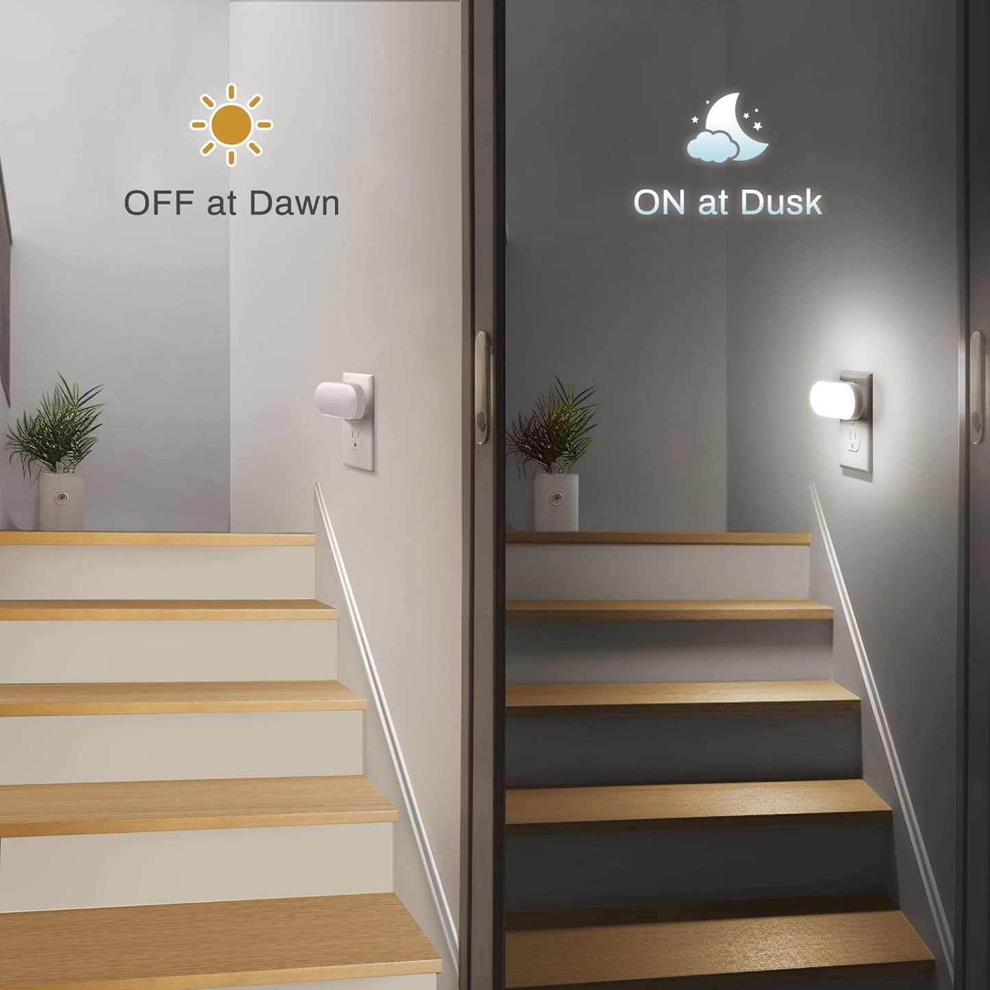 ultra-slim wall-plug form factor that does not block the adjacent outlet
