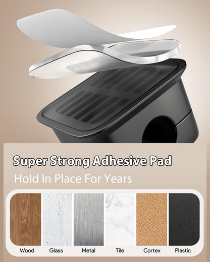 ultra-thin 0.78 x 0.78 x 0.1 inch footprint that sits nearly flush against any surface