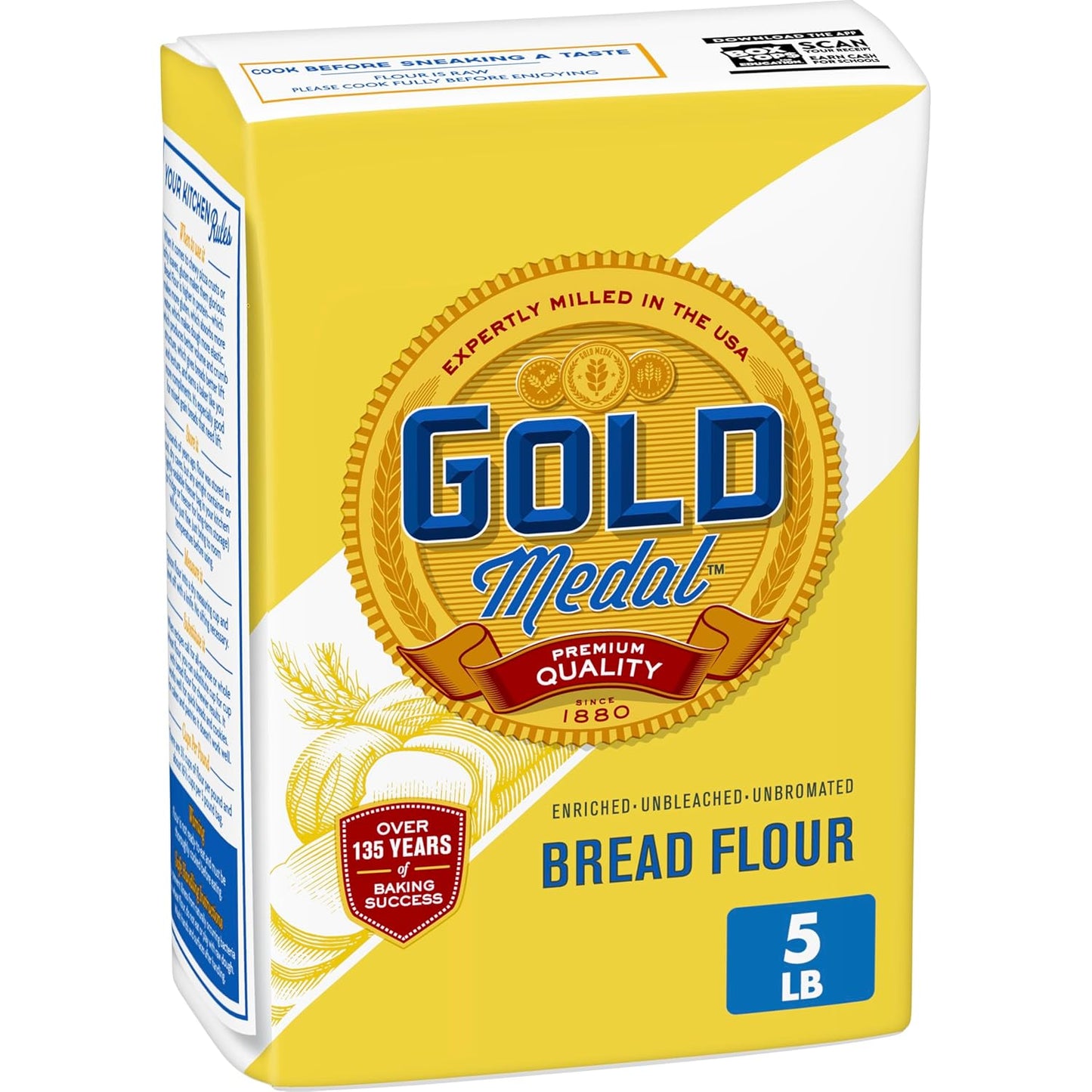 unbleached premium bread flour base